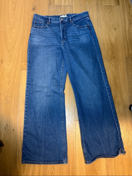 LOFT Denim - Loft Women’s Denim Wide Leg Blue Jeans Flare Size 12/31 Everyday Classic Wear